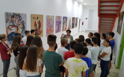 Visita de 1º de ESO a la exposición de pintura y fotografía  “Pintando el Cante” Diversas Miradas