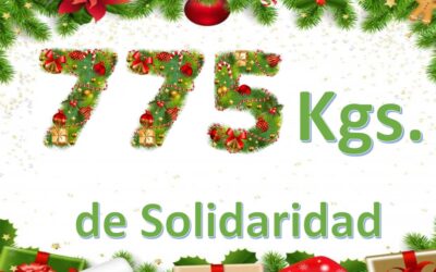 ¡GRACIAS! 775 Kgs DE SOLIDARIDAD